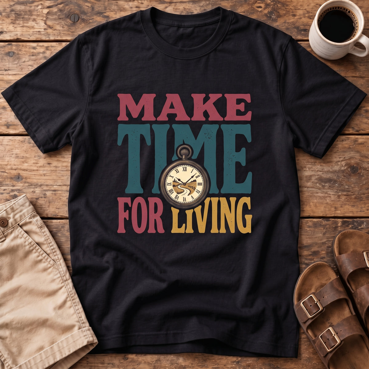 Make Time For Living T-Shirt