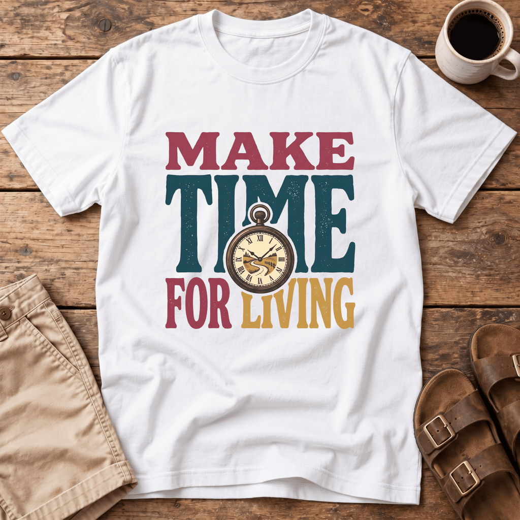 Make Time For Living T-Shirt