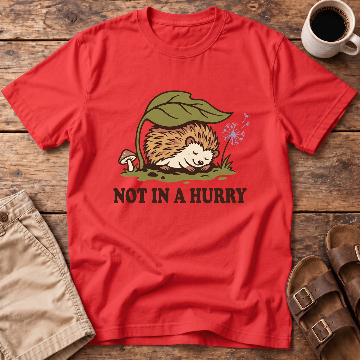 Not In Hurry Hedgehog T-Shirt