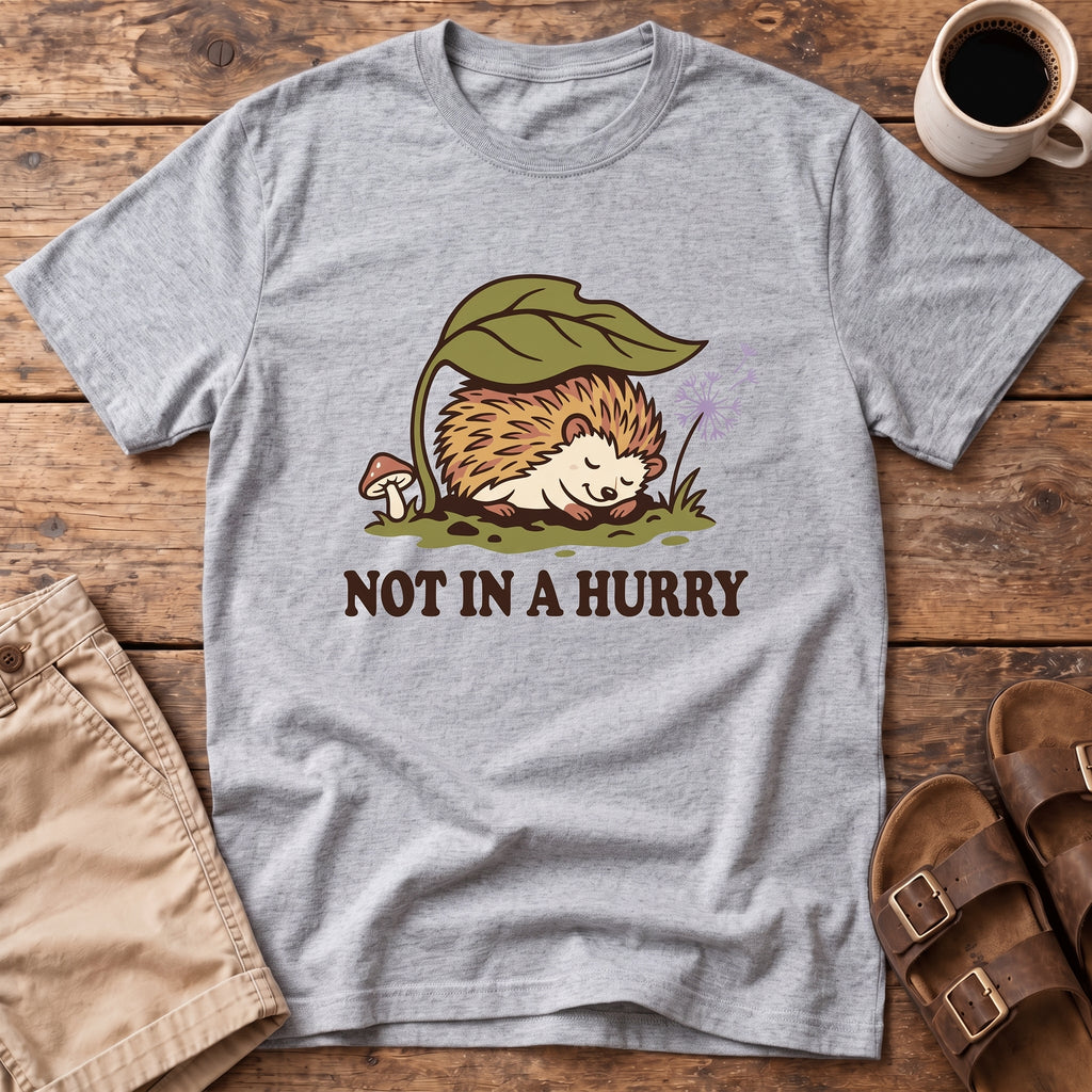 Not In Hurry Hedgehog T-Shirt