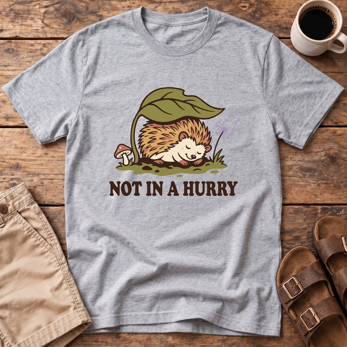 Not In Hurry Hedgehog T-Shirt