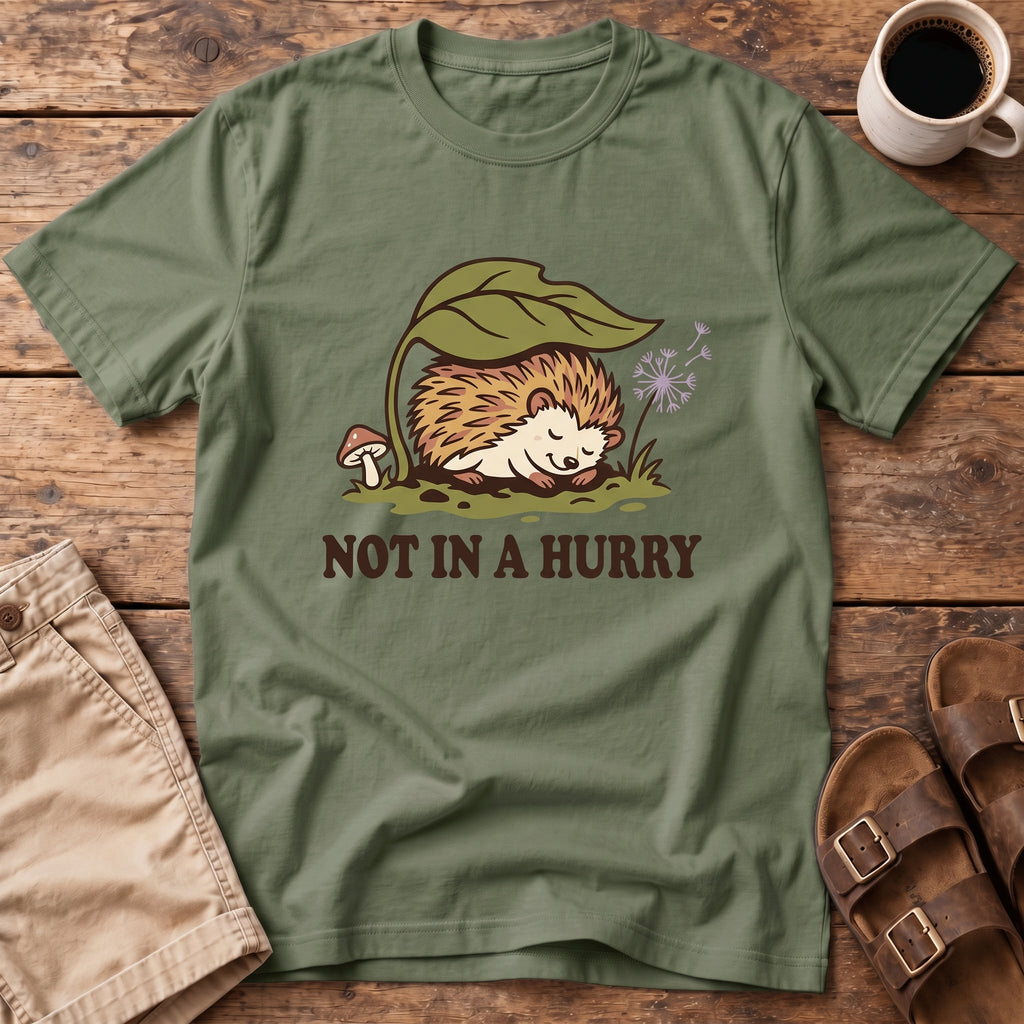 Not In Hurry Hedgehog T-Shirt