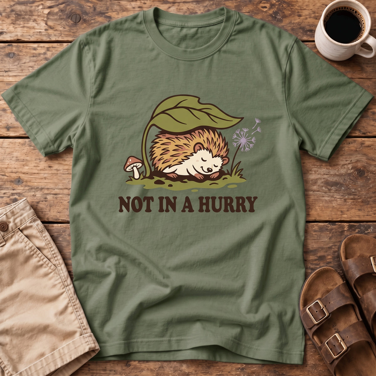 Not In Hurry Hedgehog T-Shirt