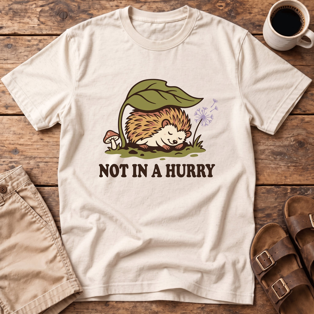 Not In Hurry Hedgehog T-Shirt