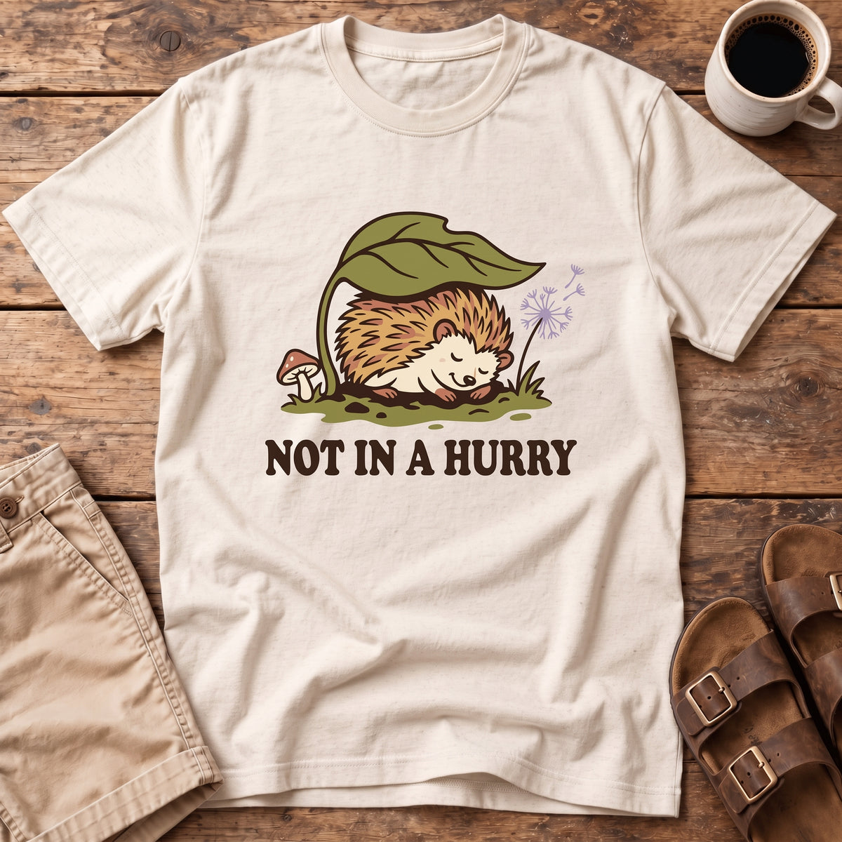 Not In Hurry Hedgehog T-Shirt