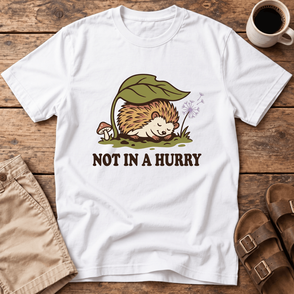 Not In Hurry Hedgehog T-Shirt