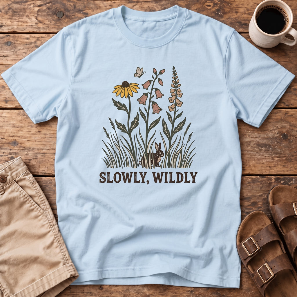 Slowly, Wildly Floral T-Shirt