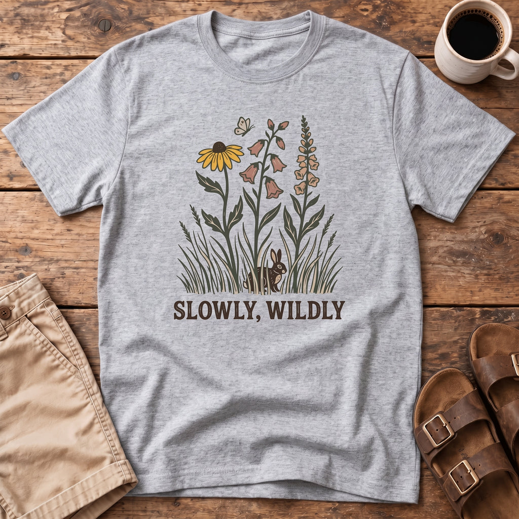 Slowly, Wildly Floral T-Shirt