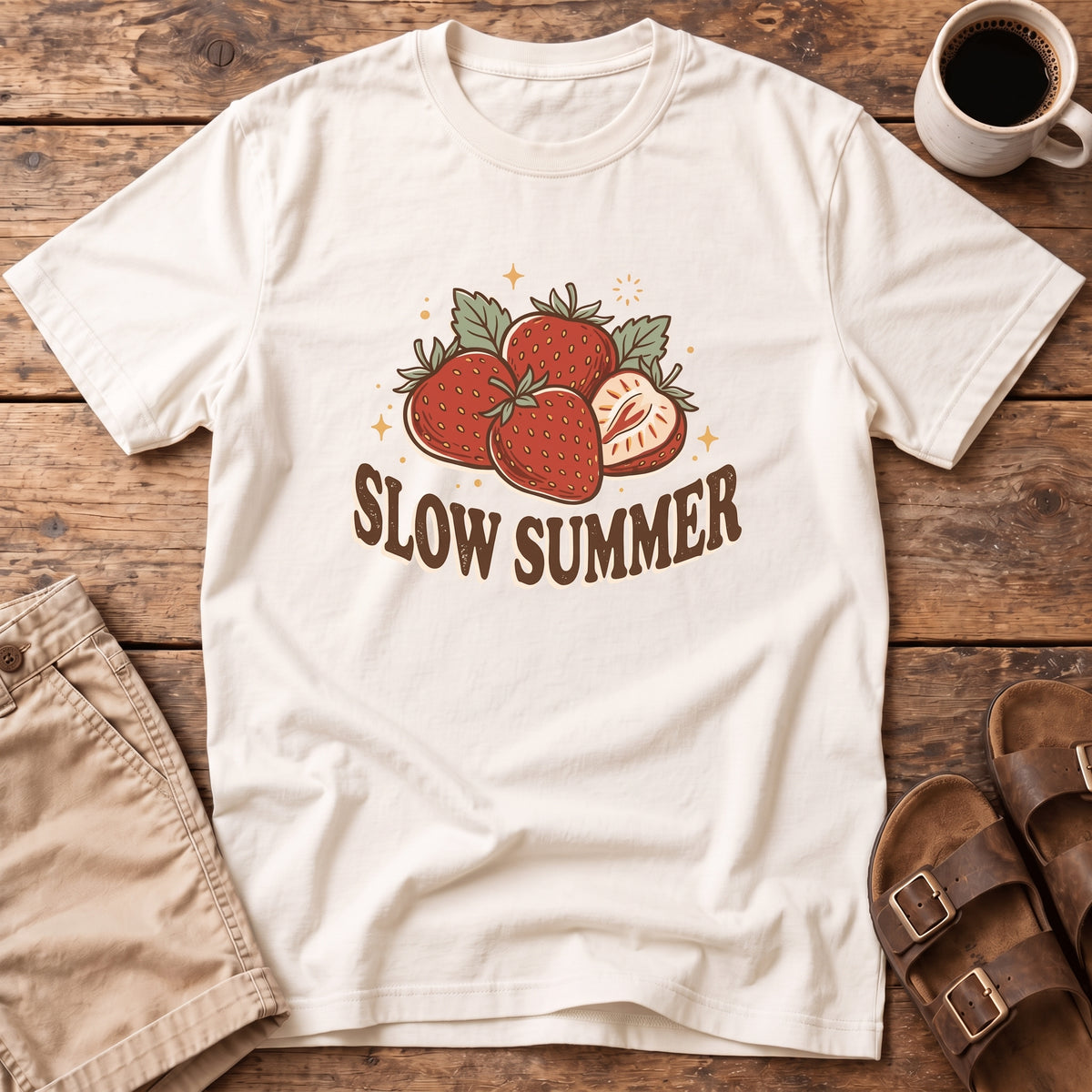 Slow Summer Peach T-Shirt