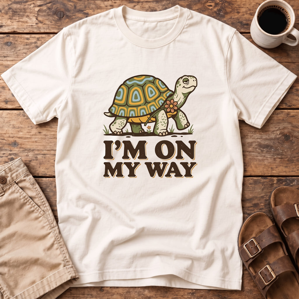 On My Way Turtle T-Shirt