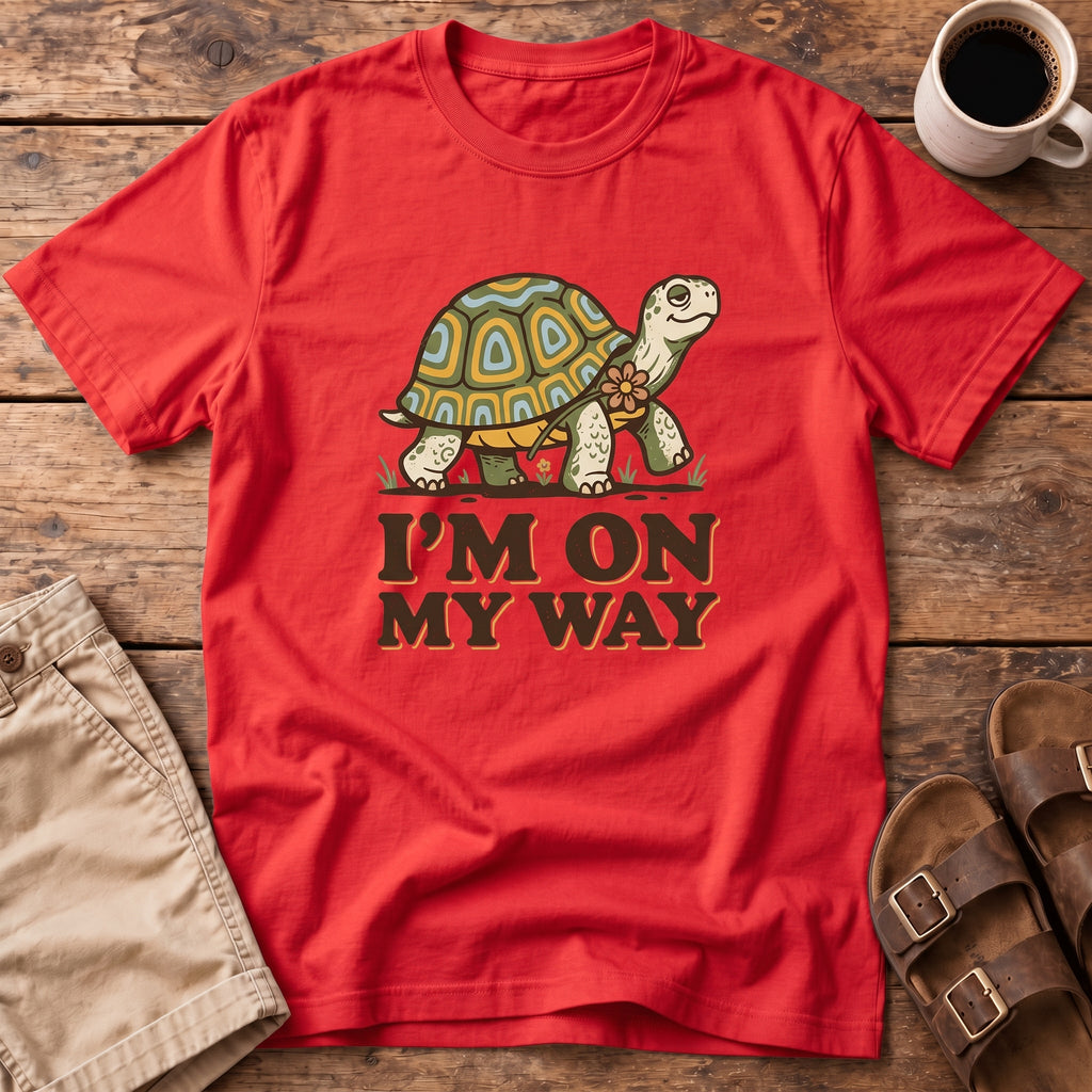 On My Way Turtle T-Shirt
