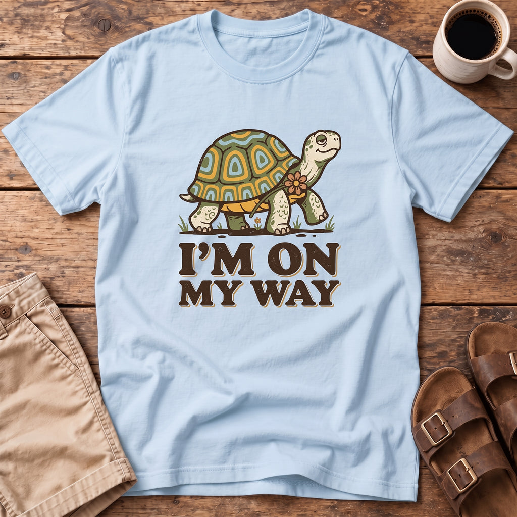 On My Way Turtle T-Shirt