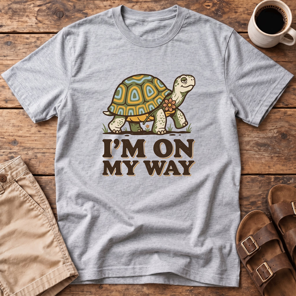 On My Way Turtle T-Shirt
