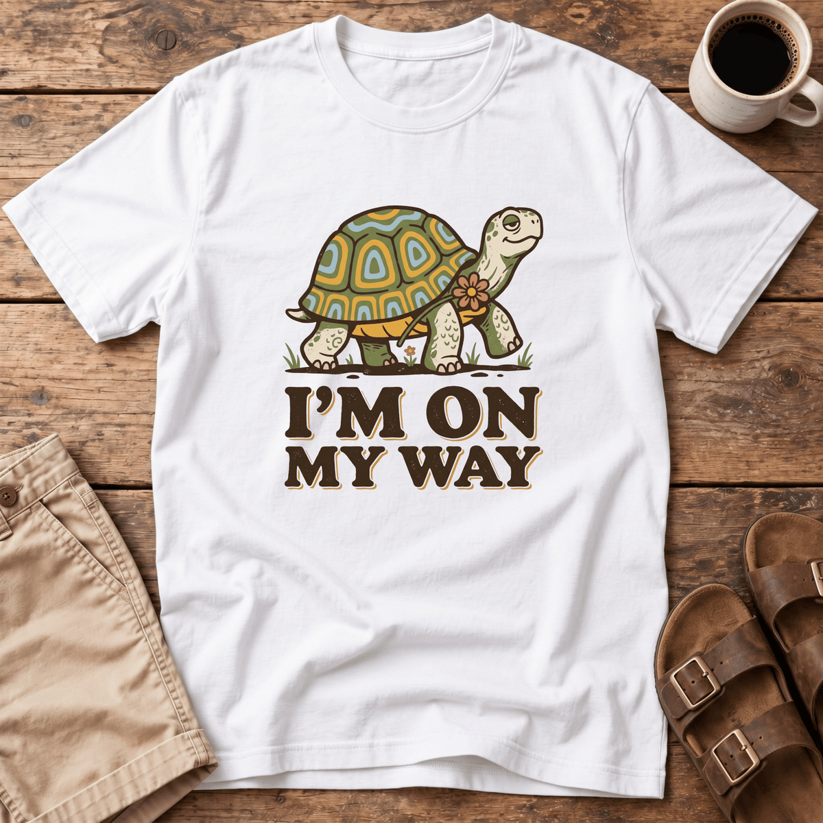 On My Way Turtle T-Shirt