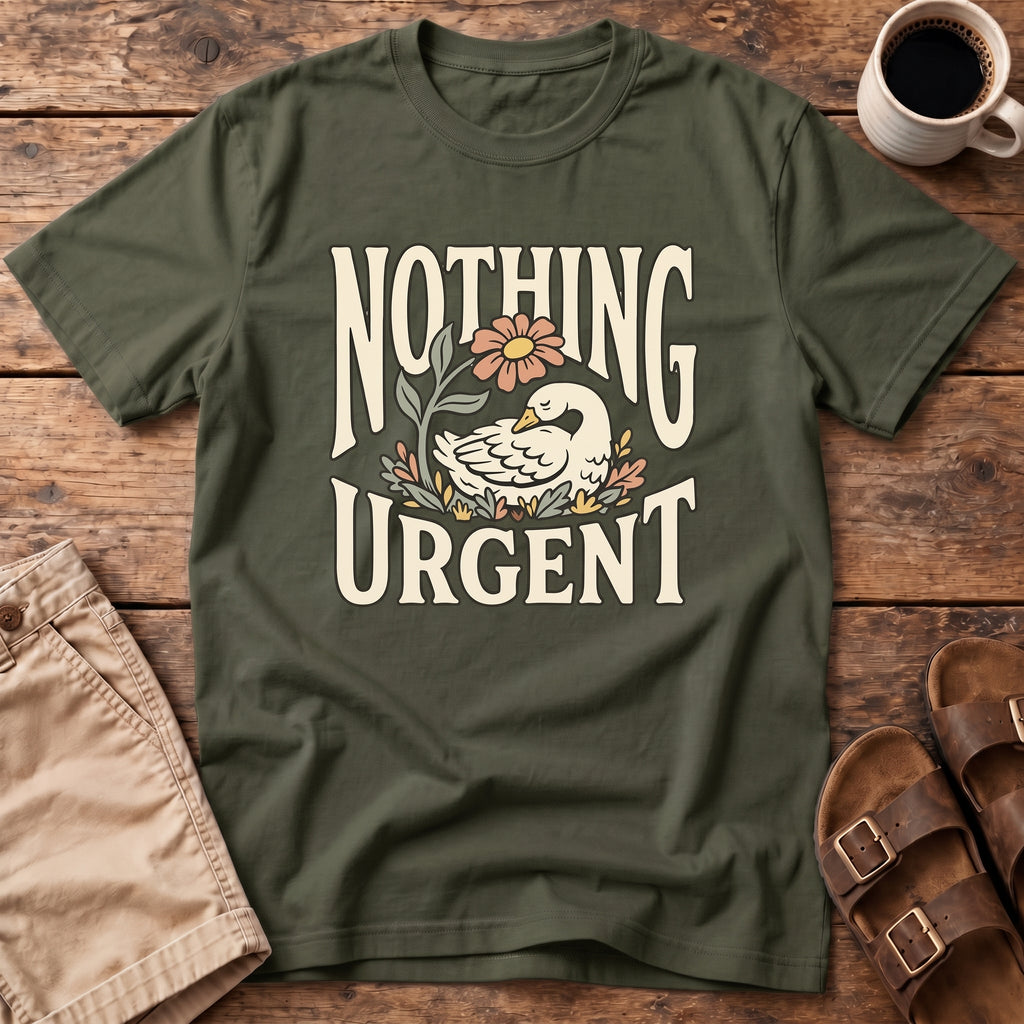 Nothing Urgent Duck T-Shirt