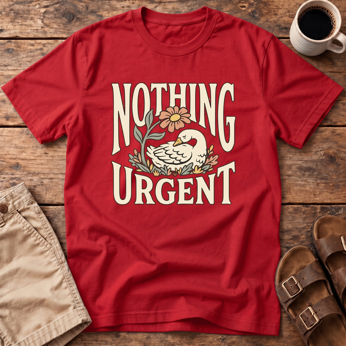 Nothing Urgent Duck T-Shirt
