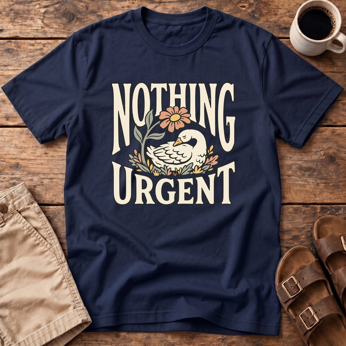 Nothing Urgent Duck T-Shirt