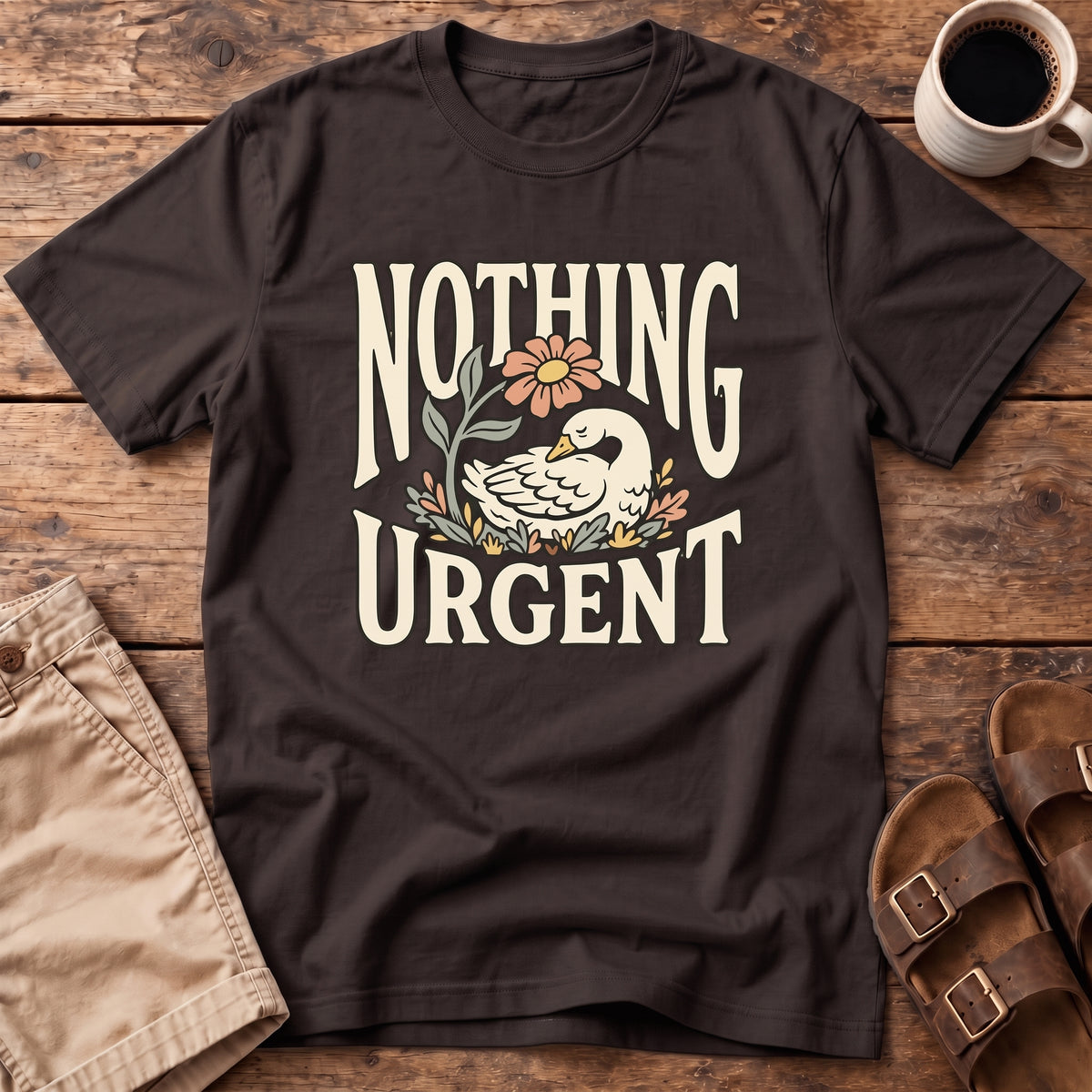Nothing Urgent Duck T-Shirt