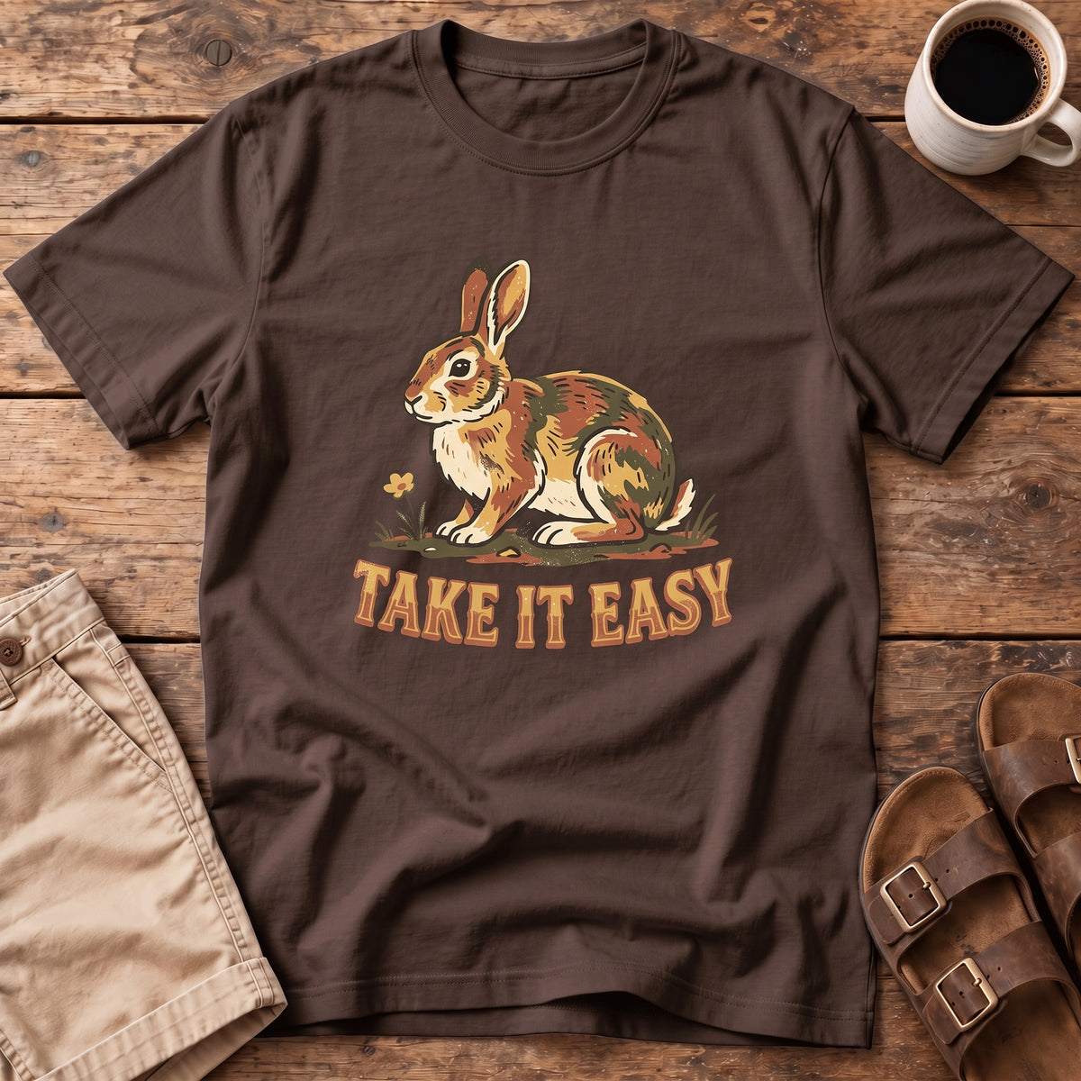 Take It Easy Rabbit T-Shirt