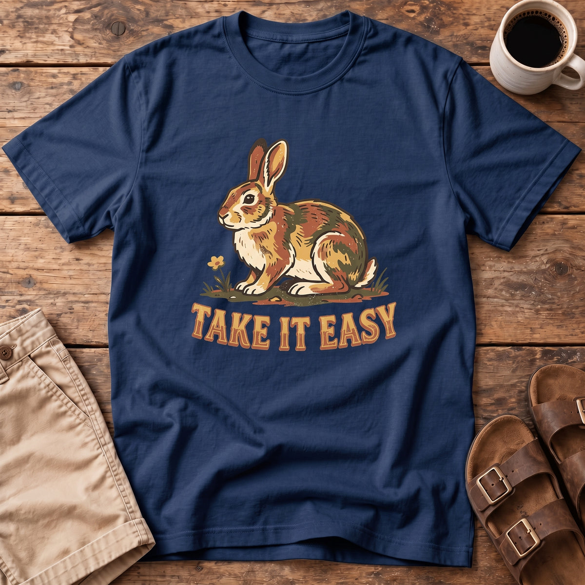 Take It Easy Rabbit T-Shirt