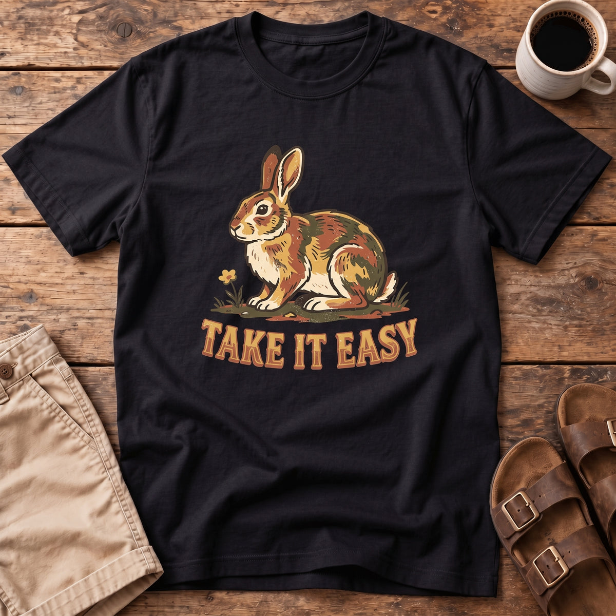 Take It Easy Rabbit T-Shirt
