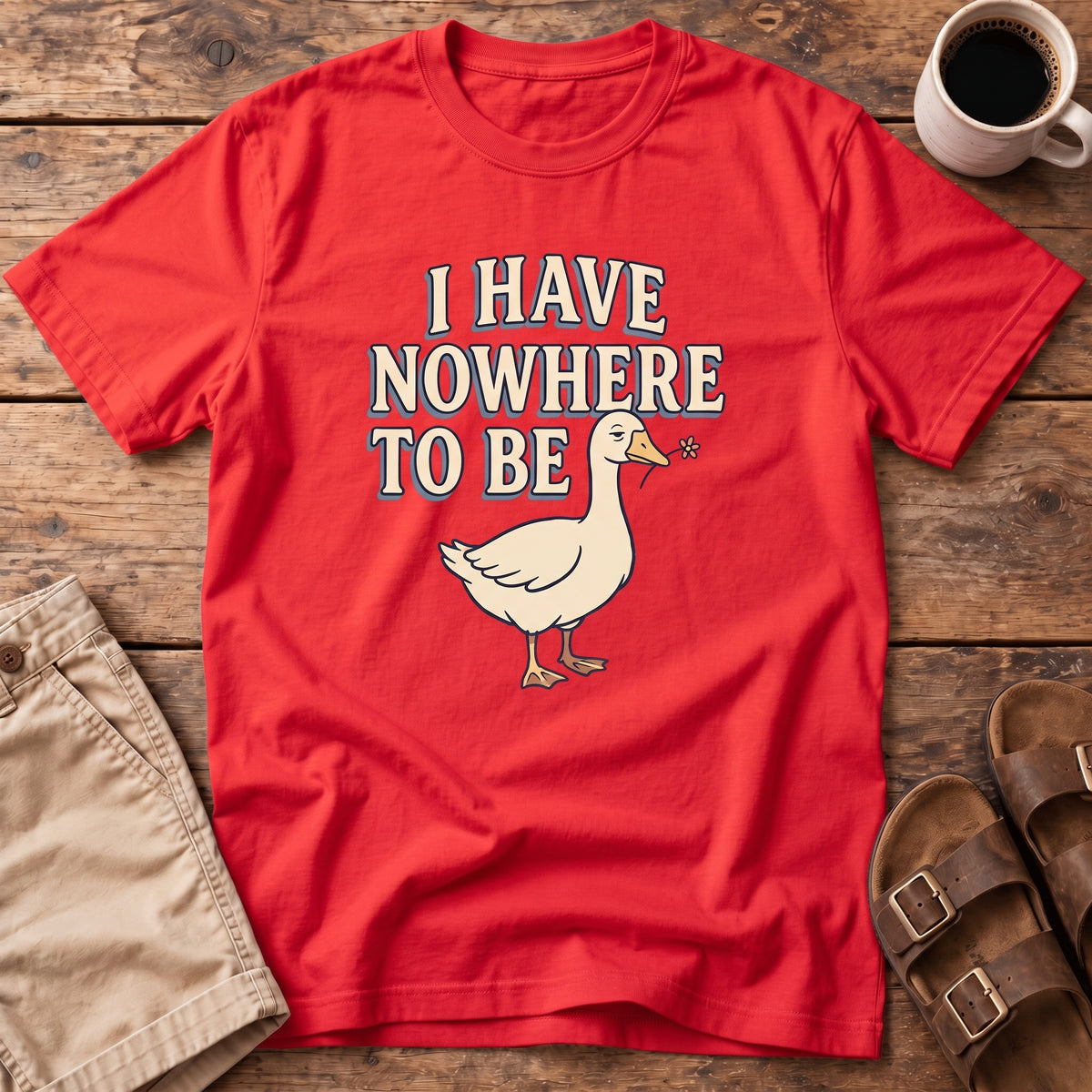 Nowhere to Be Duck T-Shirt