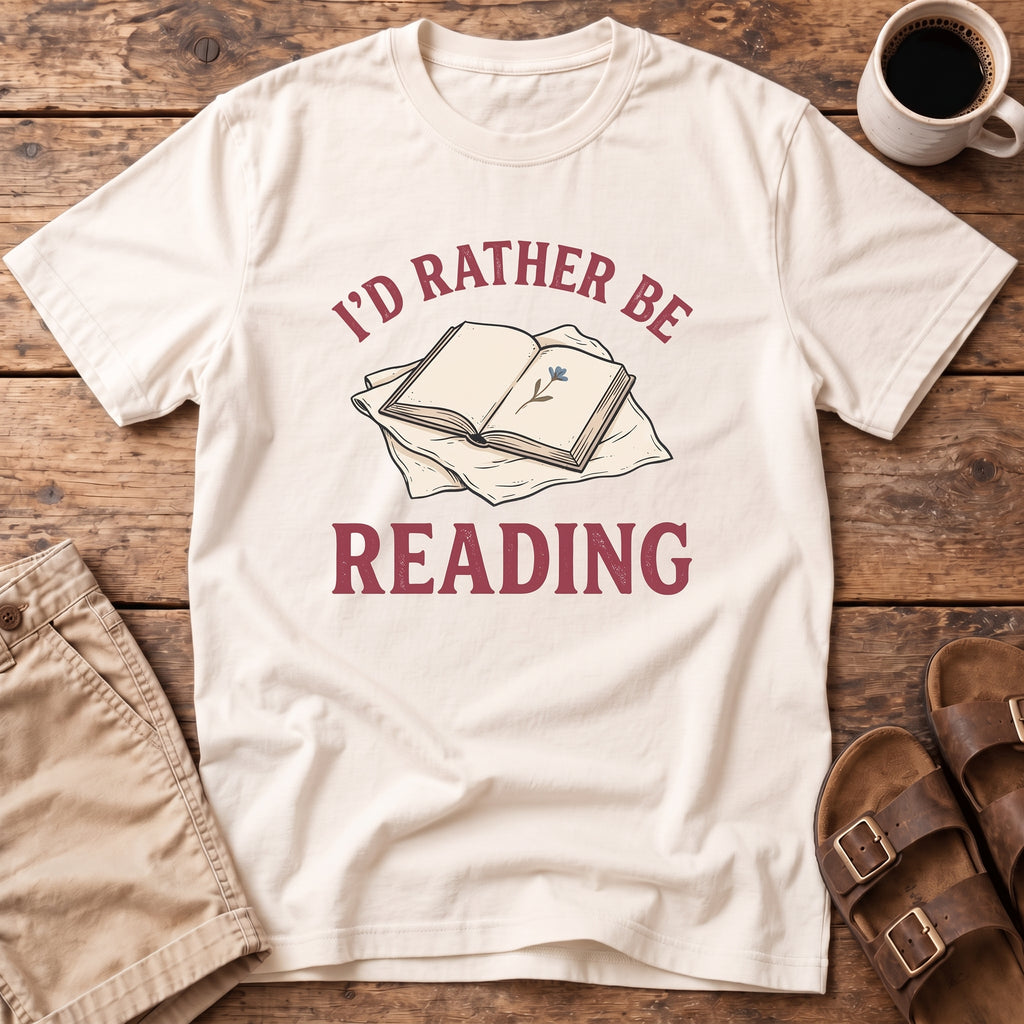 I'd Rather Be Reading T-Shirt
