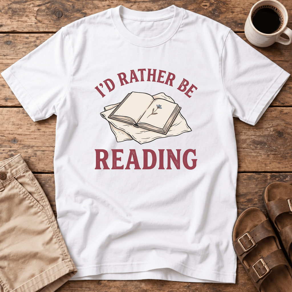 I'd Rather Be Reading T-Shirt