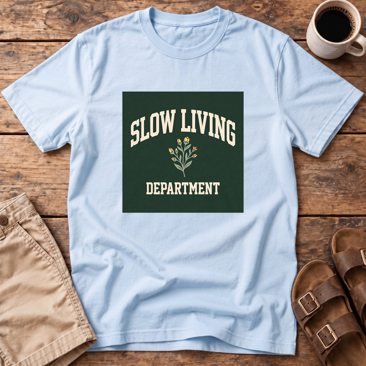 Slow Living Department T-Shirt