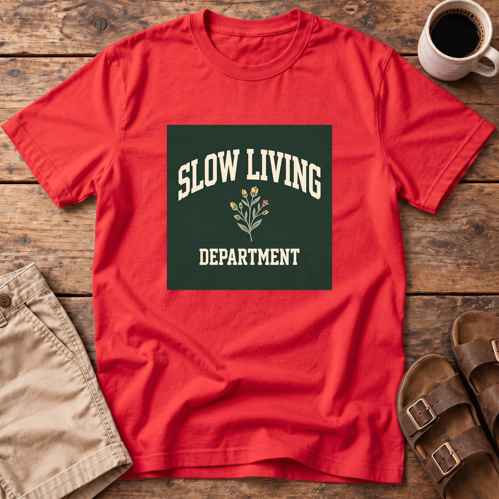 Slow Living Department T-Shirt