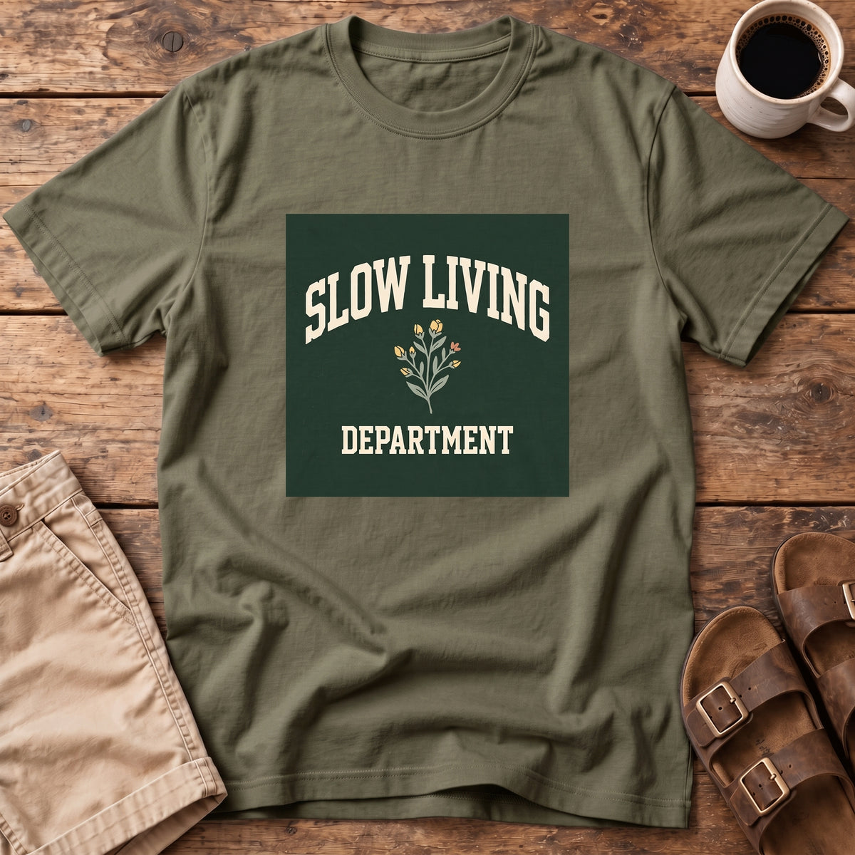 Slow Living Department T-Shirt