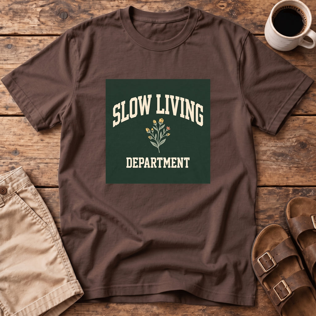 Slow Living Department T-Shirt