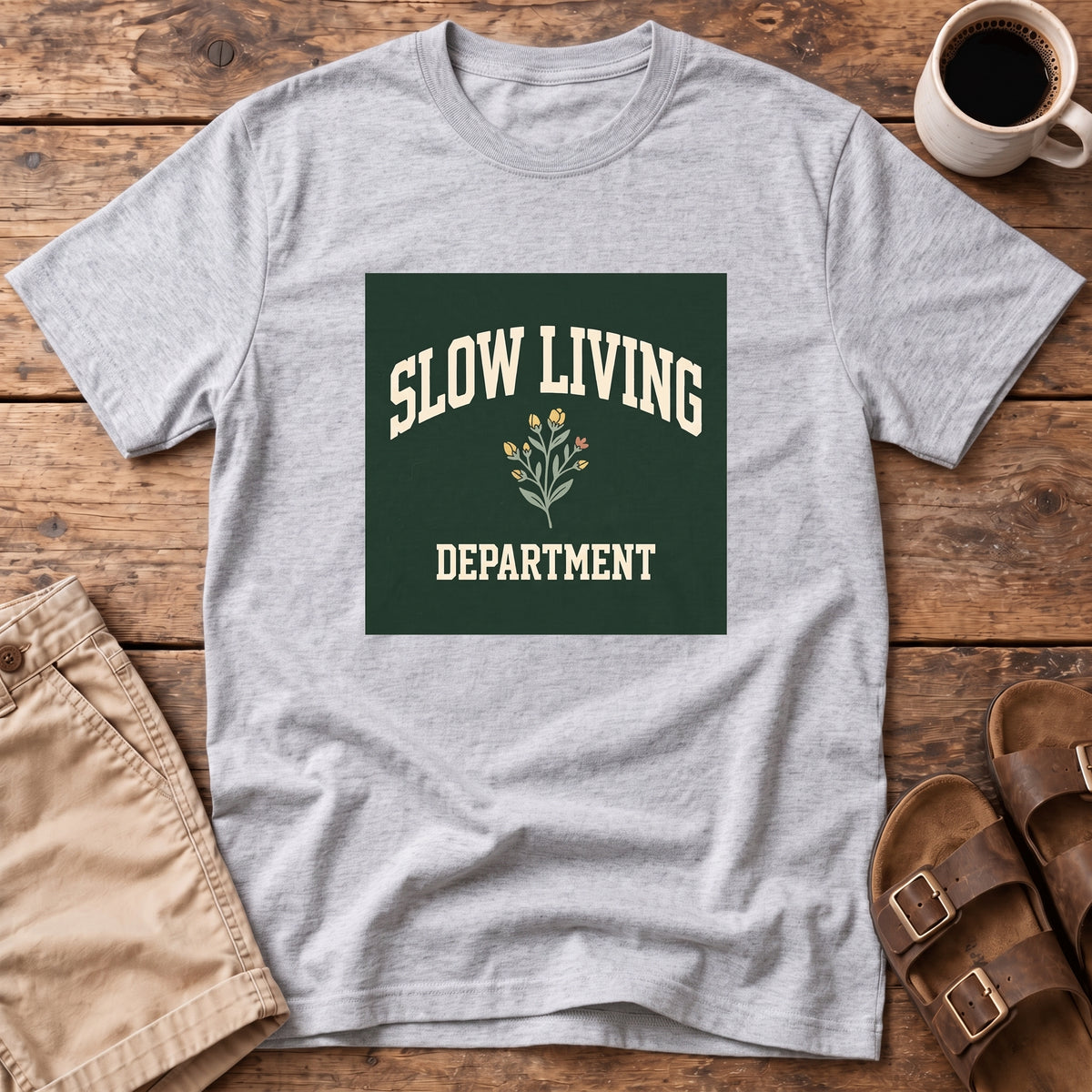 Slow Living Department T-Shirt
