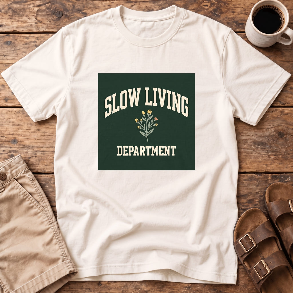 Slow Living Department T-Shirt
