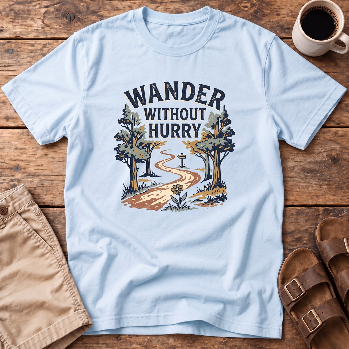 Wander Without Hurry T-Shirt