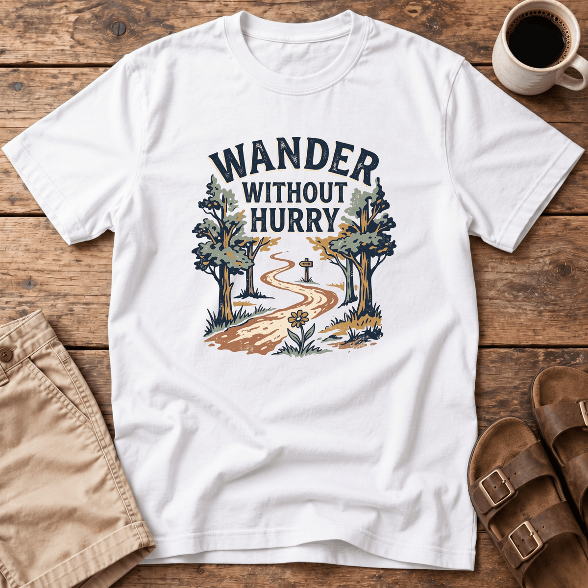 Wander Without Hurry T-Shirt