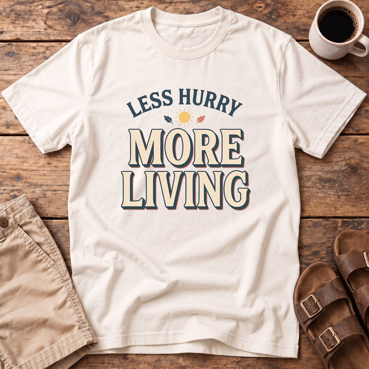 Less Hurry More Living T-Shirt