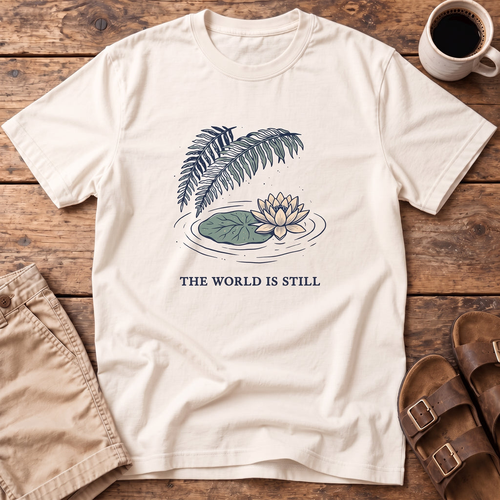 The World Is Still Lotus T-Shirt