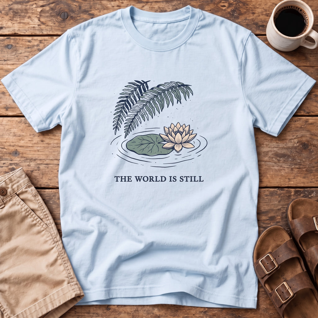 The World Is Still Lotus T-Shirt