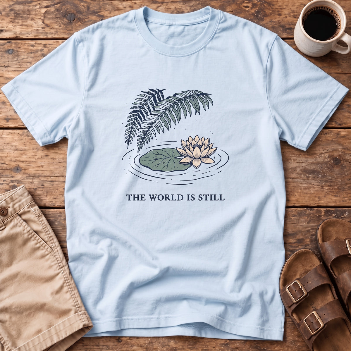 The World Is Still Lotus T-Shirt