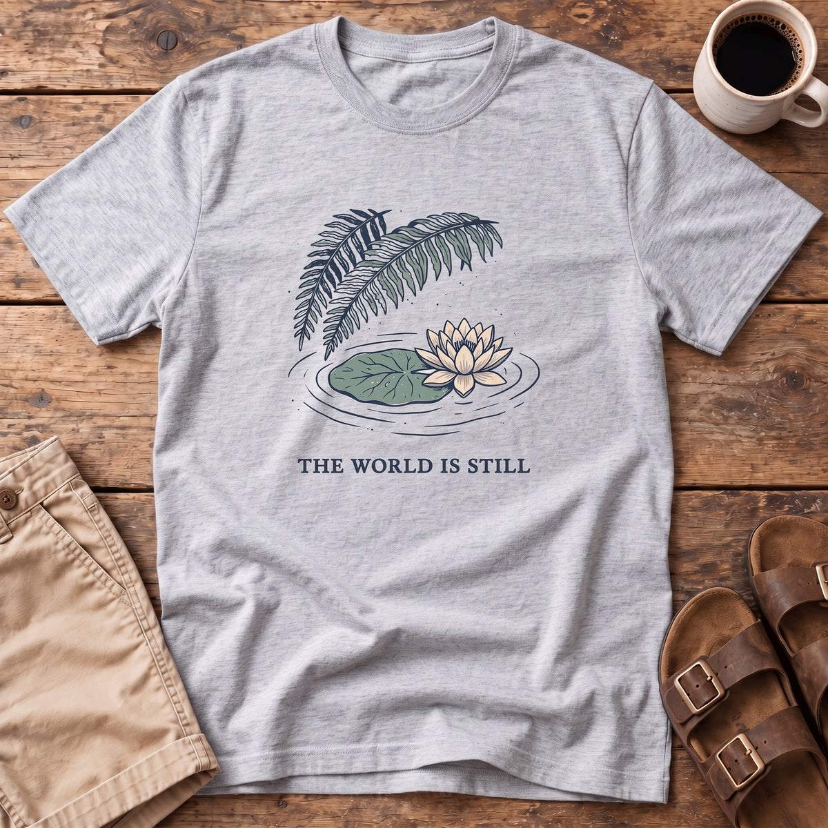 The World Is Still Lotus T-Shirt