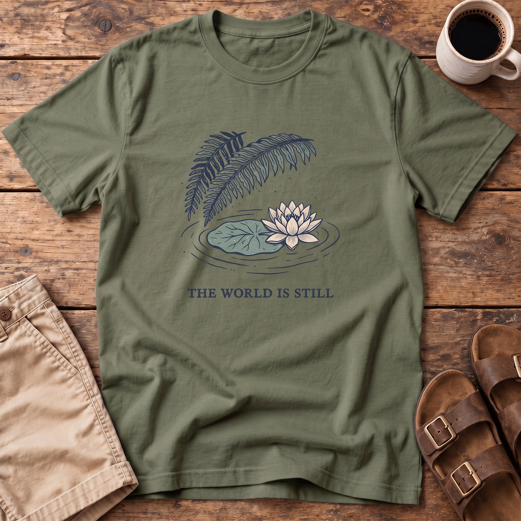 The World Is Still Lotus T-Shirt