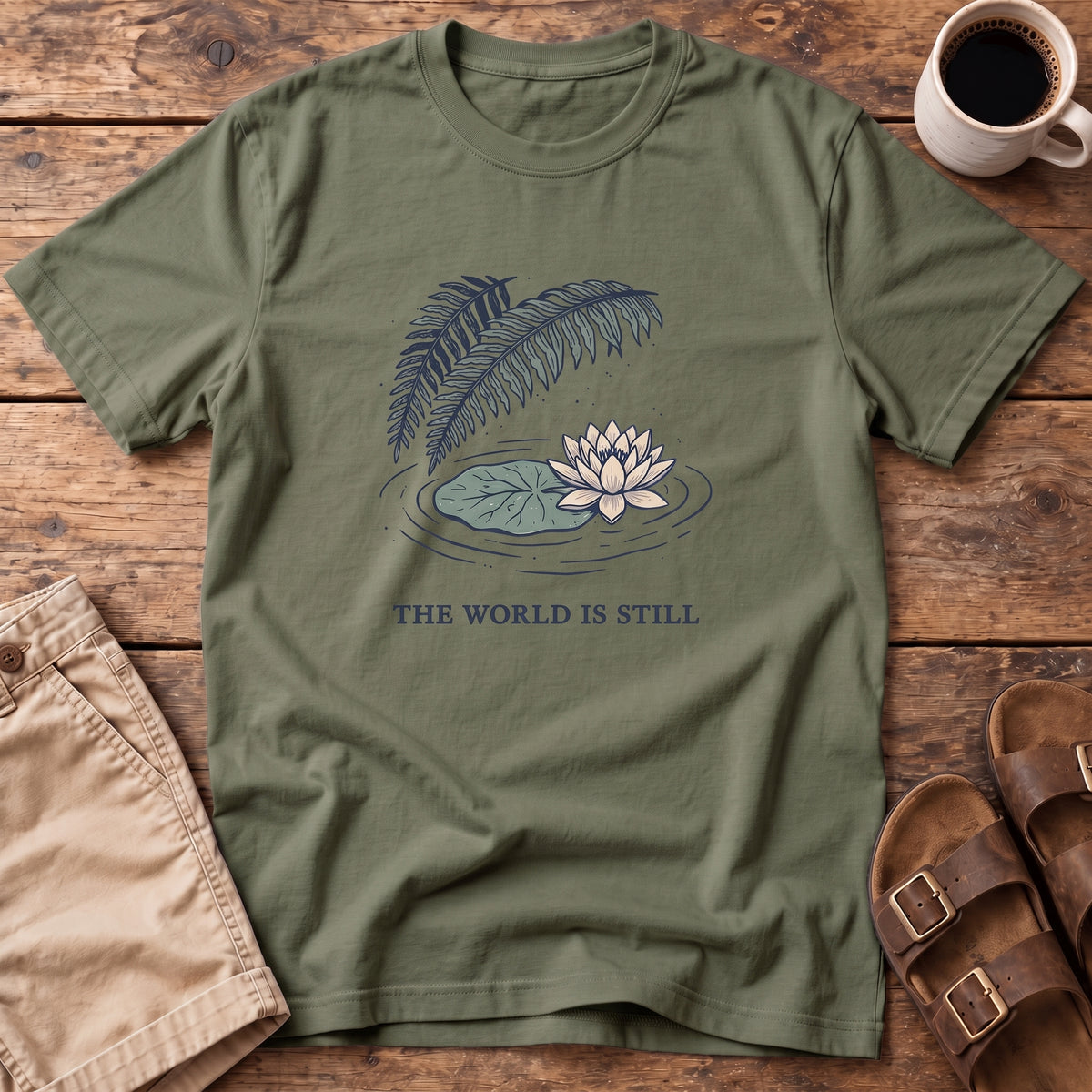 The World Is Still Lotus T-Shirt